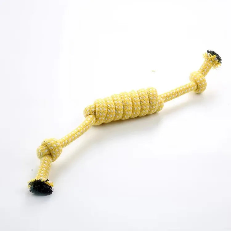 Dog Rope Chew Toy Dog Cotton Rope Toy Puppy Outdoor Training Fun Playing Cat Dogs Toys Durable Braided Rope Toy Pets Accessories