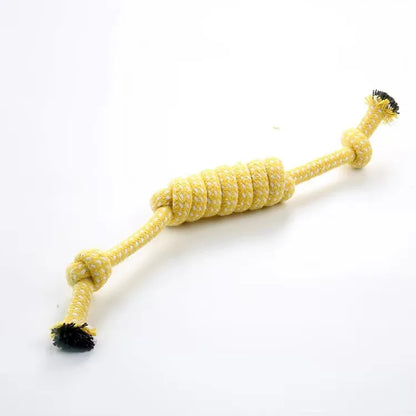 Dog Rope Chew Toy Dog Cotton Rope Toy Puppy Outdoor Training Fun Playing Cat Dogs Toys Durable Braided Rope Toy Pets Accessories