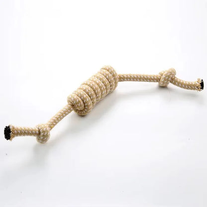 Dog Rope Chew Toy Dog Cotton Rope Toy Puppy Outdoor Training Fun Playing Cat Dogs Toys Durable Braided Rope Toy Pets Accessories